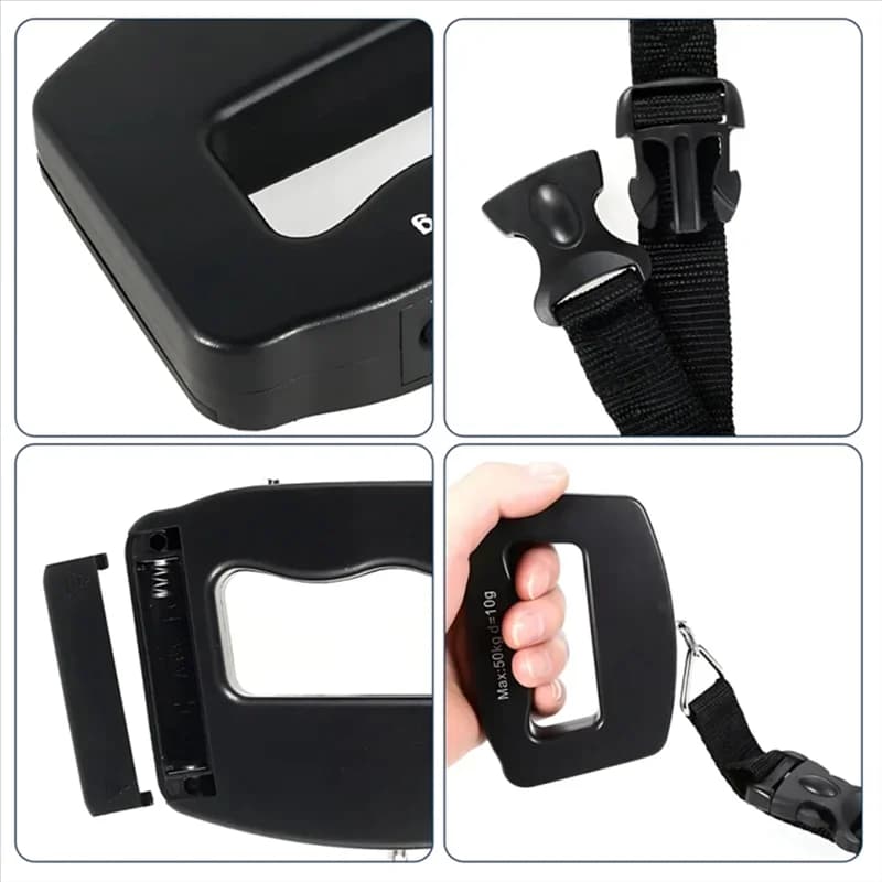 ABGE-Bala per bagagli digitale Bilancia per bagagli portatile Bilancia elettronica portatile Accessori da viaggio
