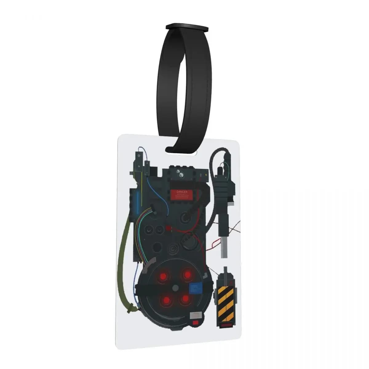 Ghostbusters Proton Pack Etichette per bagagli Accessori per valigie Viaggi Bagagli portatili Etichetta d'imbarco Porta etichette ID Nome Indirizzo
