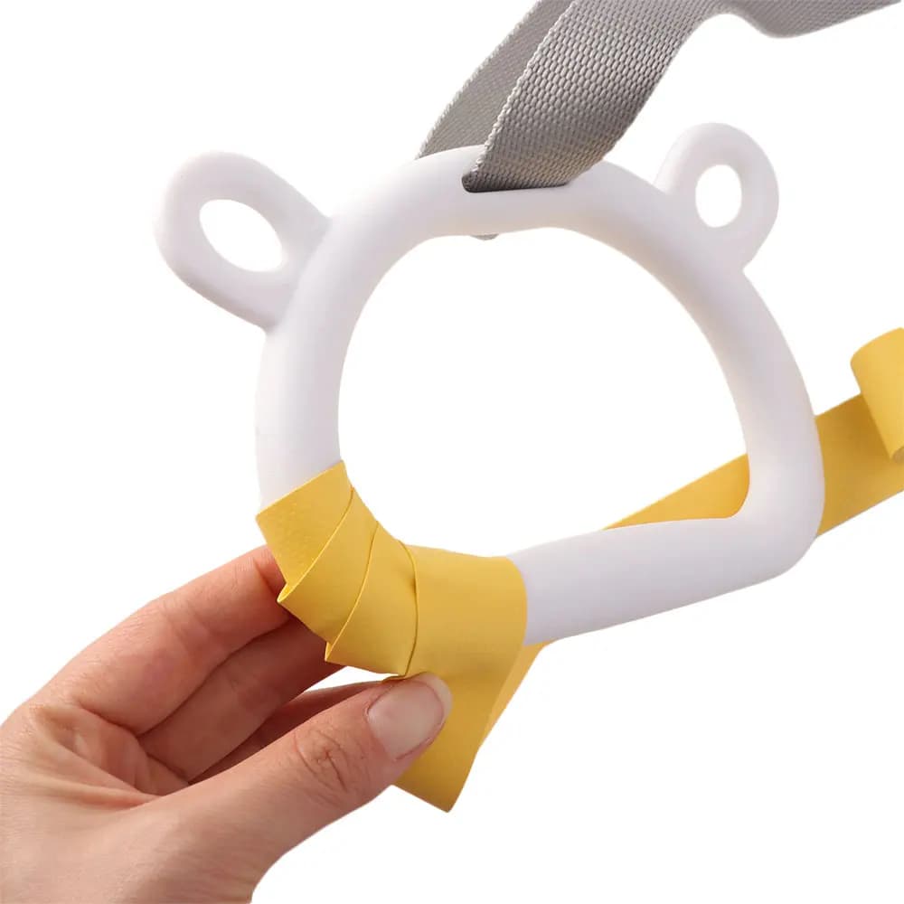 With Straps Gymnastic Rings Durable Adjustable Straps Pull Up Bar Non-Slip Comfortable Fitness Exercise Ring Gymnastics Practice