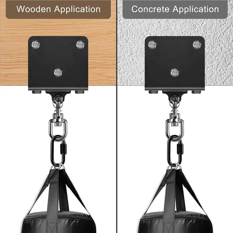 【Price Drop !!】2X Punching Bag Hanger For Heavy Bag Mount Hardware 360° Rotation Boxing Bag Ceiling Mount I- Mount Hooks