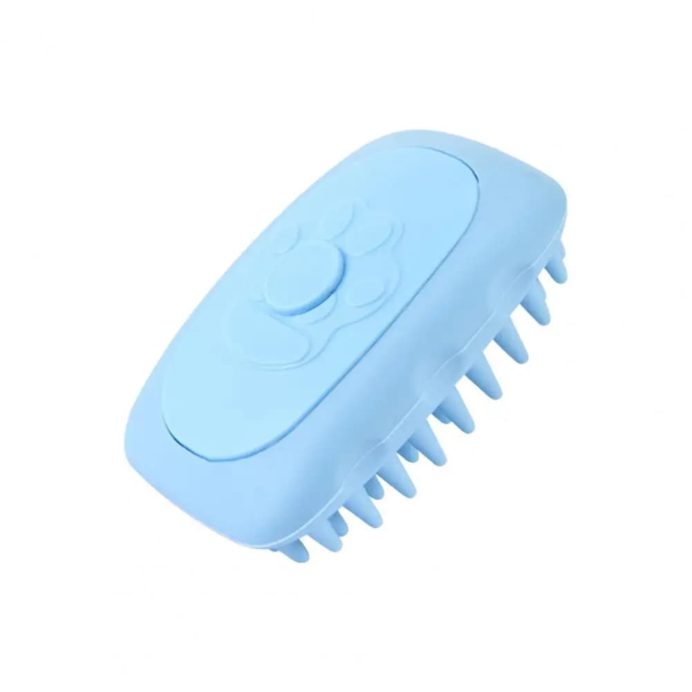 Spazzola per animali domestici con dispenser di sapone Spazzola per toelettatura per cani con contenitore per shampoo Spazzola da bagno per animali 2 in 1 Pettine per massaggi per cani per forniture