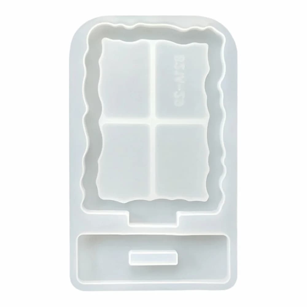 Reusable Photo Frame Drip Mold Easy Release DIY Picture Frame Silicone Molds Square Oval Shape Wave heart Heart Frame Mold