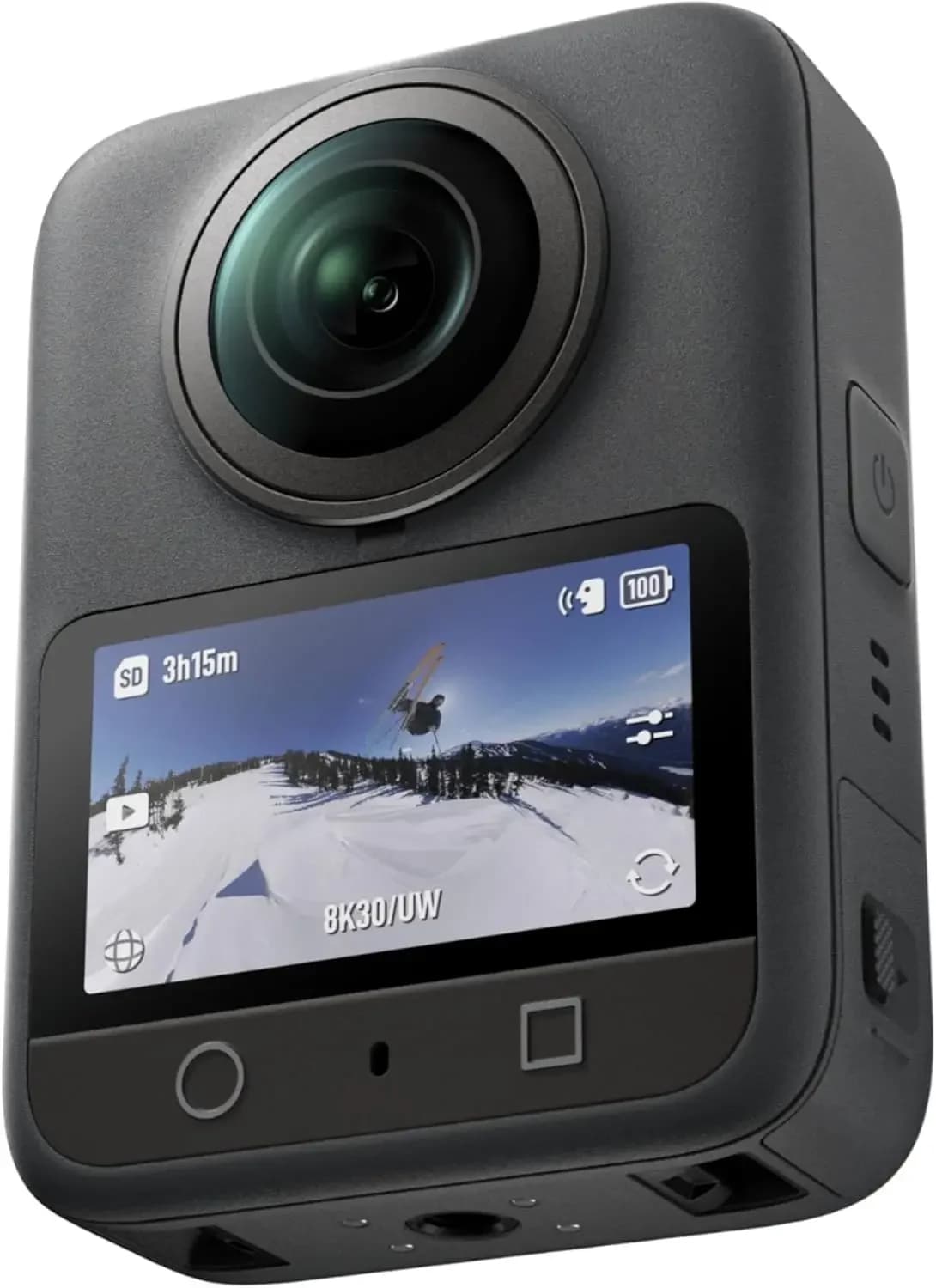 8K Nativo a 360° ° Video, 105GB di memoria integrata, 120MP 360 ° Fotocamera, Registrazione 8K per 100 Minuti, Action Camera per Sport