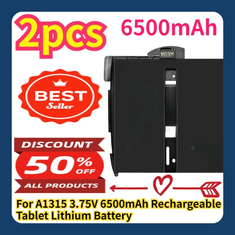 For A1315 3.75V 6500mAh Rechargeable Tablet Lithium Battery