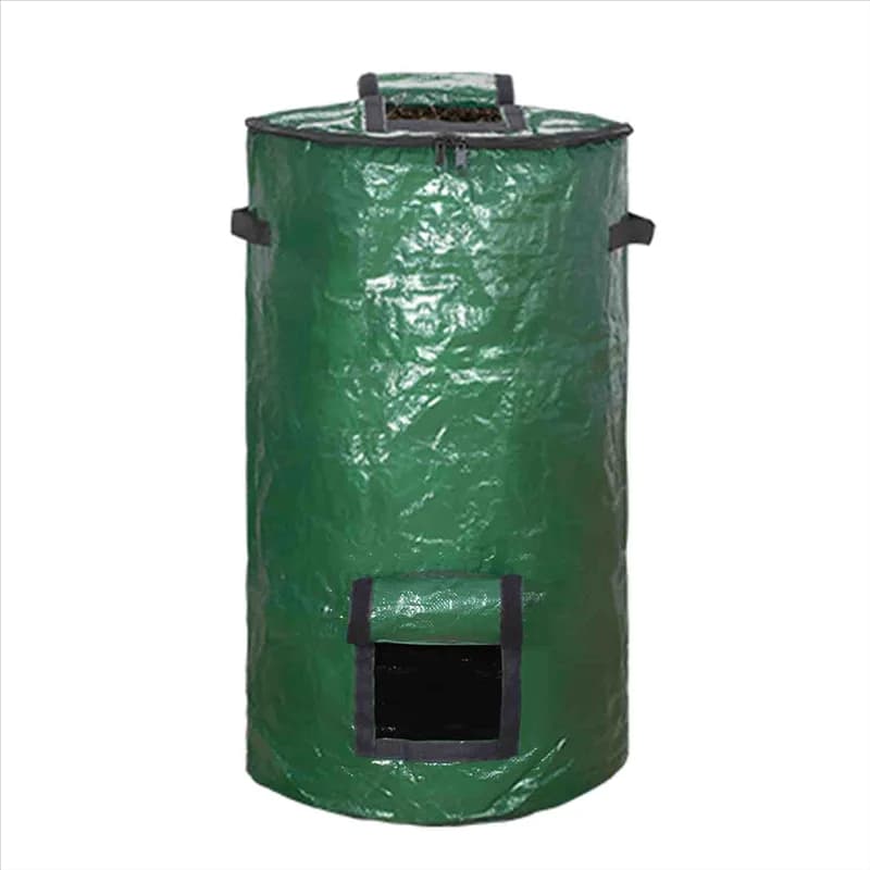 1 Pcs Composter Outdoor Compost Bin Bag Fermentation Sealable Compost Bucket Garden Leaf Waste Compost Bag-New