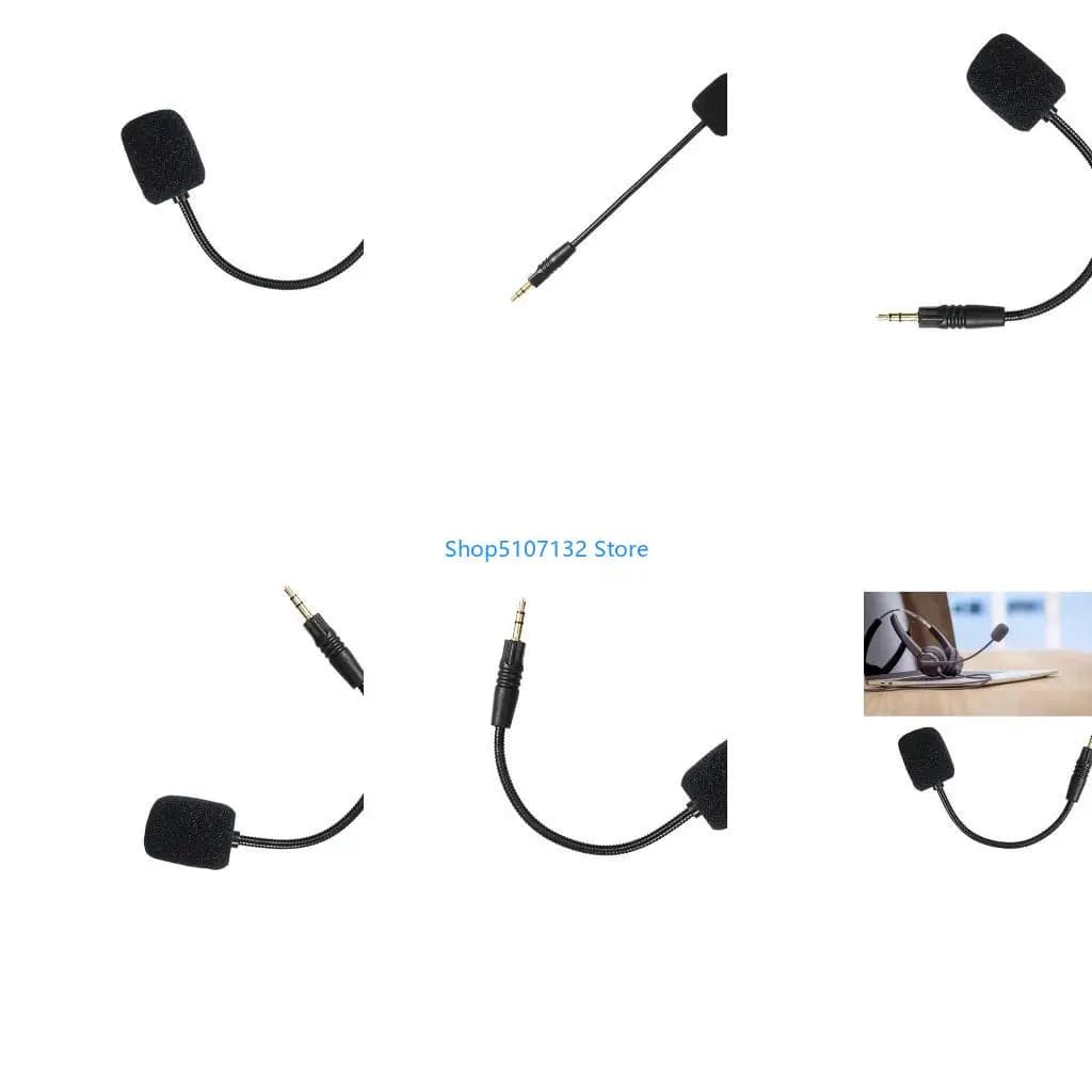 87HD Microfono da gioco sostitutivo da 3,5 mm per Hecate G5BT Cuffie da gioco wireless Staccabile con cancellazione del rumore