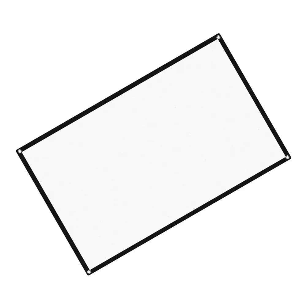 60 Inch 16:9 Portable Folding Polyester Projector Screen Indoor Outdoor Camping Theater Movie Screen Anti Crease