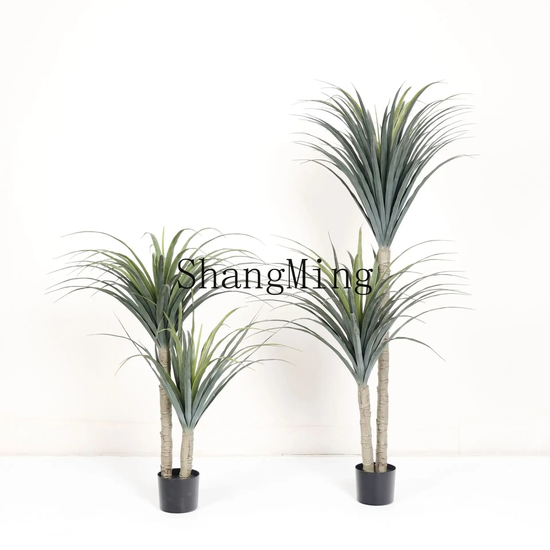 CL Artificial Dracaena floor large plant green fake pot for interior living room decorative ornament Agave plant fake landscape