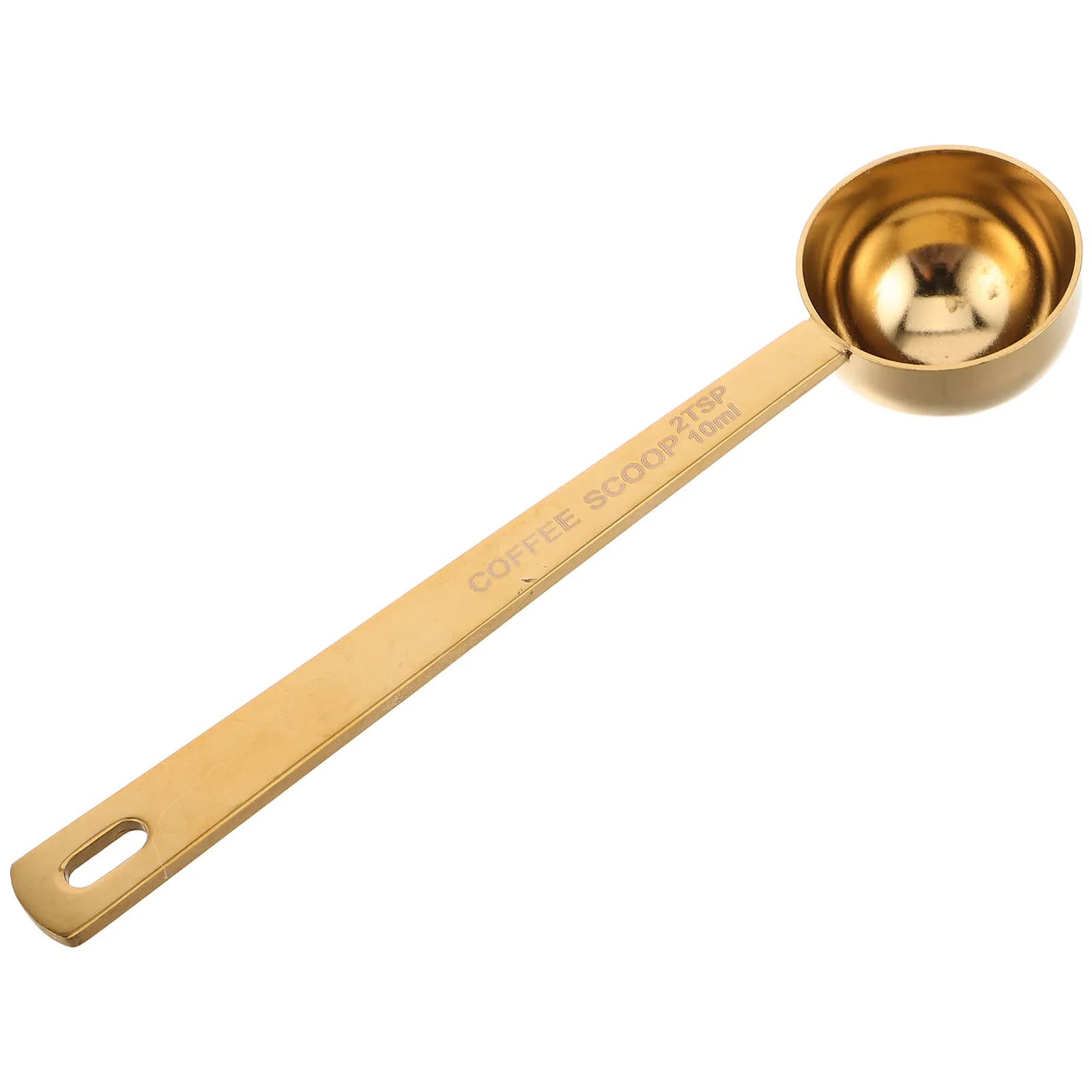 10Ml Stainless Steel Coffee Measuring Spoon Long Handle Graduated Scoop for Coffee Milk Powder Formula Protein Powder Condiments