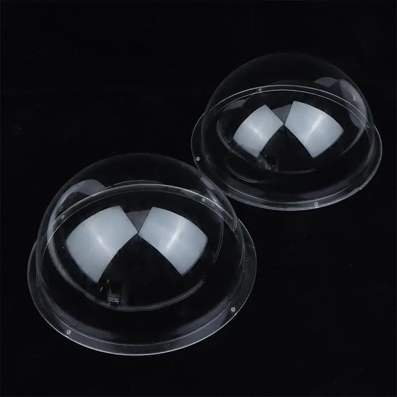 Transparent Acrylic Dome Hemisphere Replacement Security Camera Dome Cover For Pet Dog Fence Window