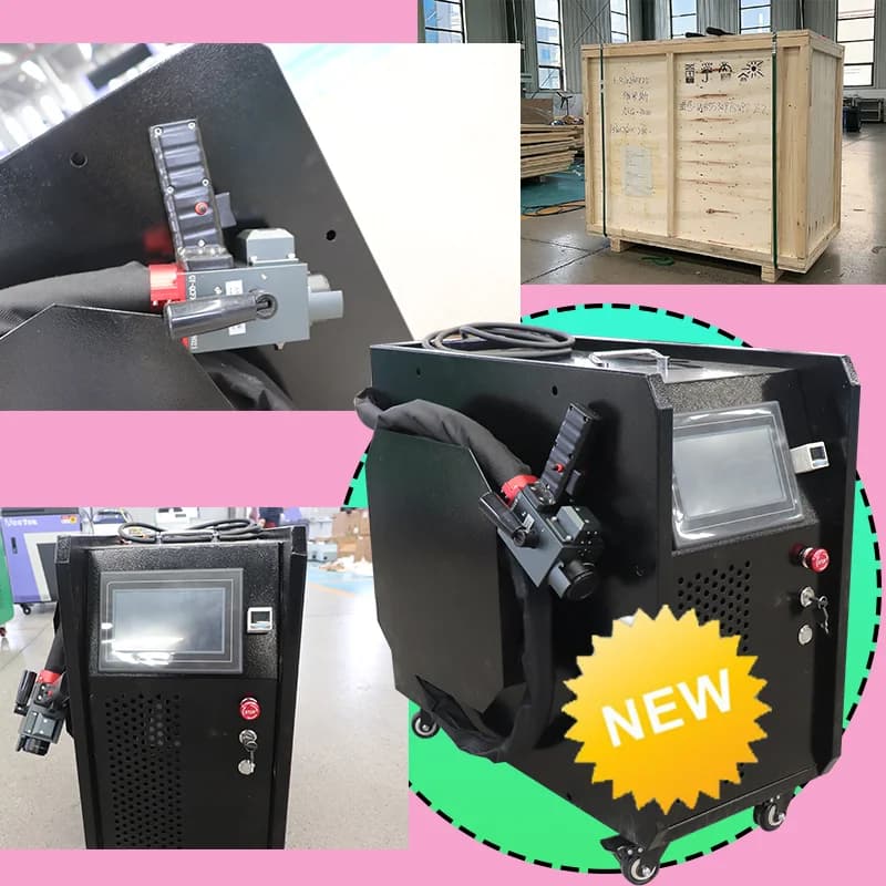 Pulse Laser Cleaner Bronze Wood Handicrafts Surface Cleaning Renovation 300w 500w 1000W 2000W Laser Rust Oil Cleaning Machine