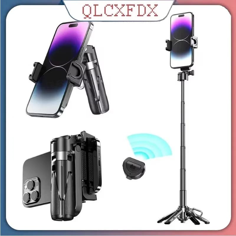 Nuovo Supporto per Telefono Portatile P15 Mini Aggiornato, Asta Selfie P15T Mini con Telecomando Bluetooth e Funzione Zoom