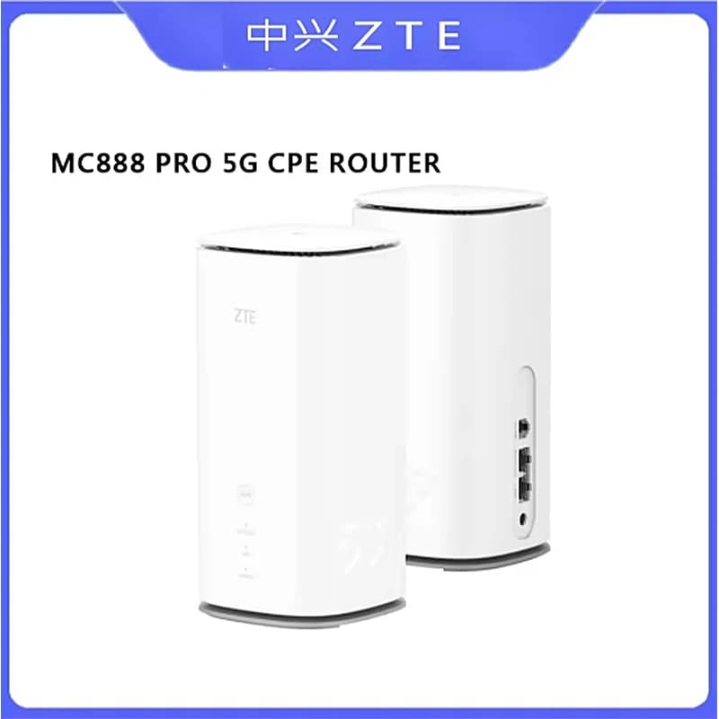 Router originale ZTE MC888 PRO 5GCPE 5400Mbps Wi-Fi 6 Amplificatore di segnale wireless con slot per scheda SIM Guadagno antenna fino a 10dBi
