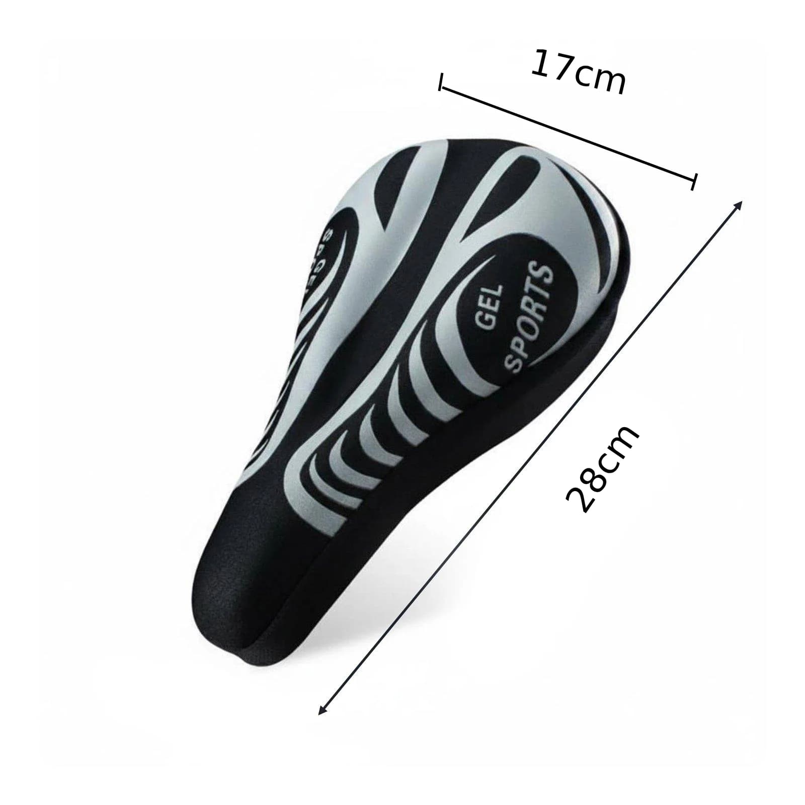 Ergonomic Silicone Bicycle Seat Cover Anti-slip Comfort Saddle Cushion Bike Life Accessory for Long Distance Riding