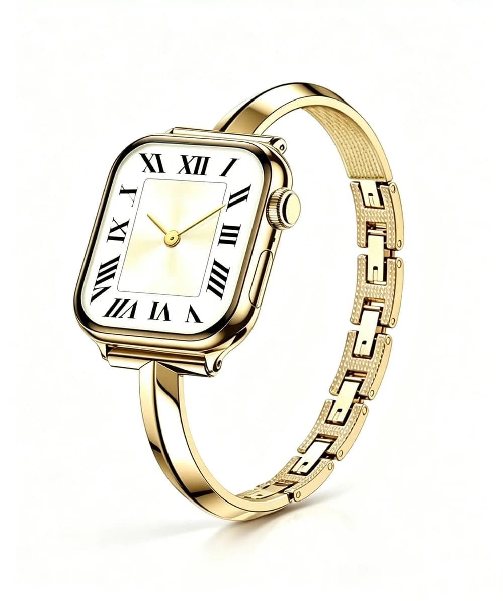 Luxury Stainless Steel Bracelet Strap For Apple Watch Band Women Series 11/8/7/6/10/9 40mm 41mm 38mm 42mm 44mm 45mm 46mm