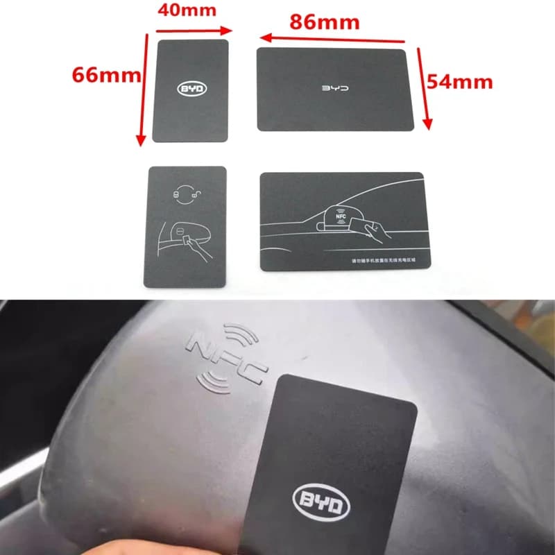 Chiave telecomando Smart NFC Card per BYD Seal Dolphin Tang DM Han EV Song PRO Qin PLUS DMI 2020-2022