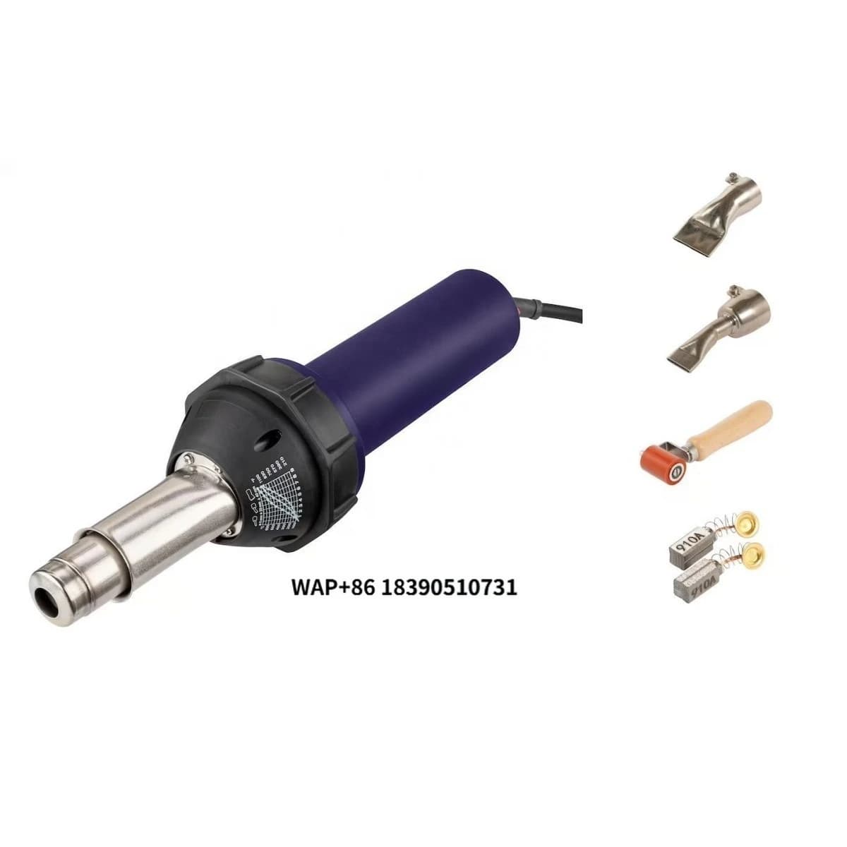 Kit di Saldatura a Sovrapposizione Weldy Energy HT1600, Utensili ad Aria Calda, Pistole per Saldatura a Caldo, Saldatori per Plastica per Materiali Geotecnici