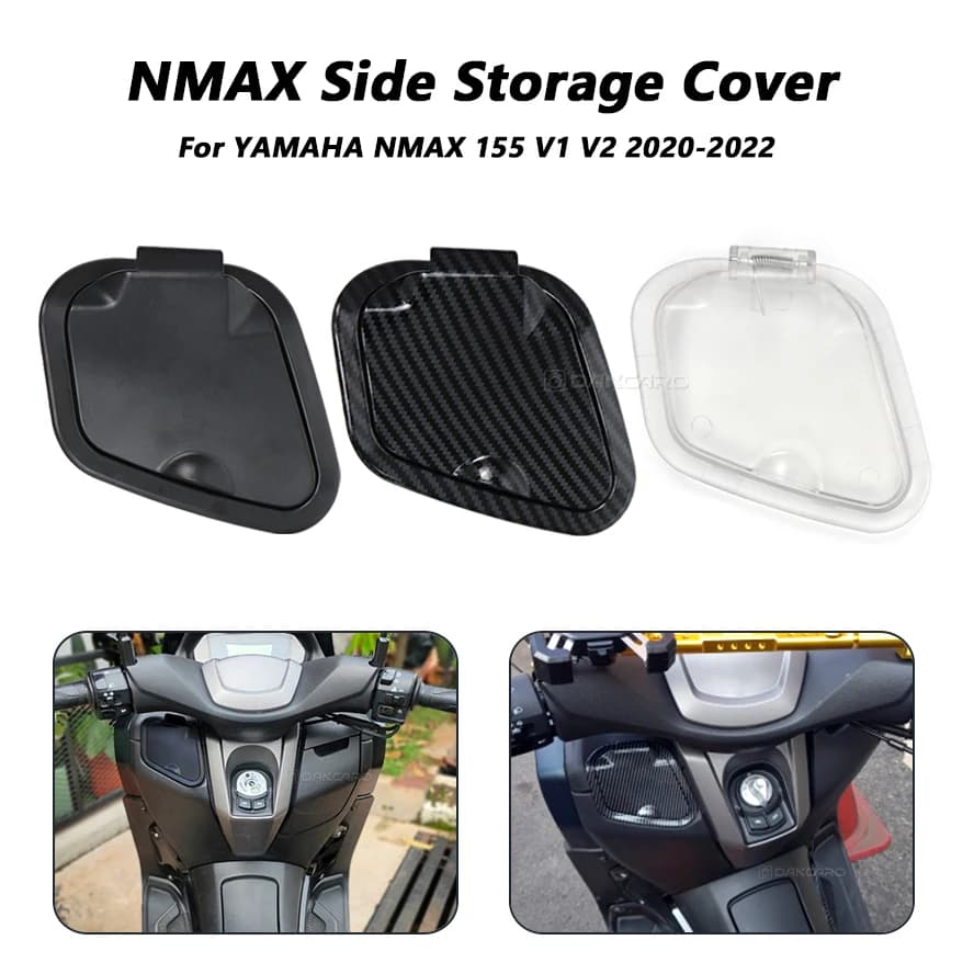 For Yamaha Nmax 155 V1 V2 2020 2021 2022 Storage cap ABS Cover pocket Dustproof caps Waterproof Motorcycle Accessories