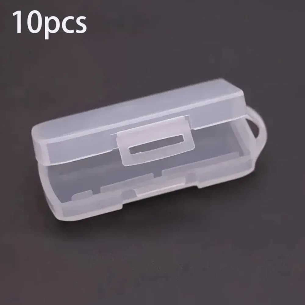 10 custodie portatili trasparenti per chiavette USB, antipolvere, impilabili, con coperchi, per memorie USB, custodia per ufficio