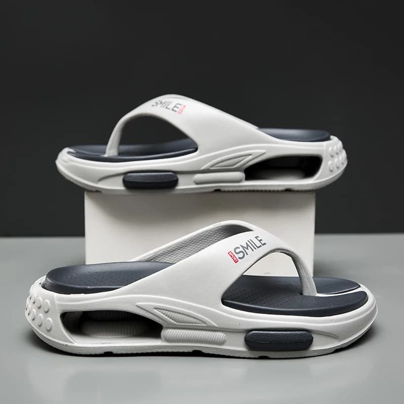 Ciabatte Estive da Uomo per Interno ed Esterno, Scarpe Morbide e Comode, Sandali da Spiaggia alla Moda, Pantofole Antiscivolo per Casa