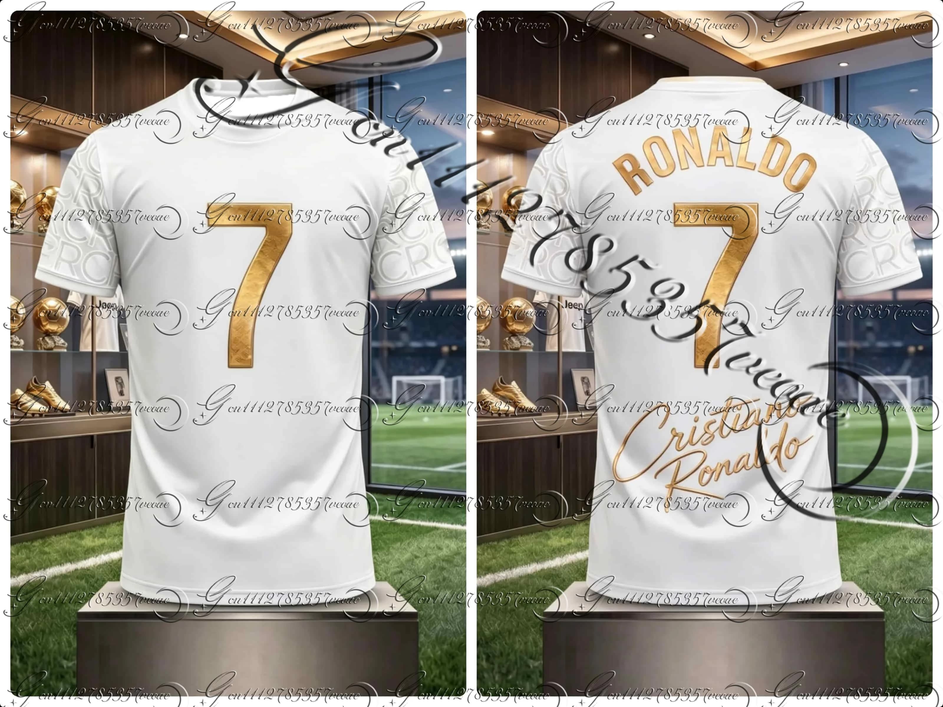 Kids Cristiano #Ronaldo #7 Football T Shirt Boys Girls Soccer Jersey Breathable Quick Dry Training Tee FamilyMatching