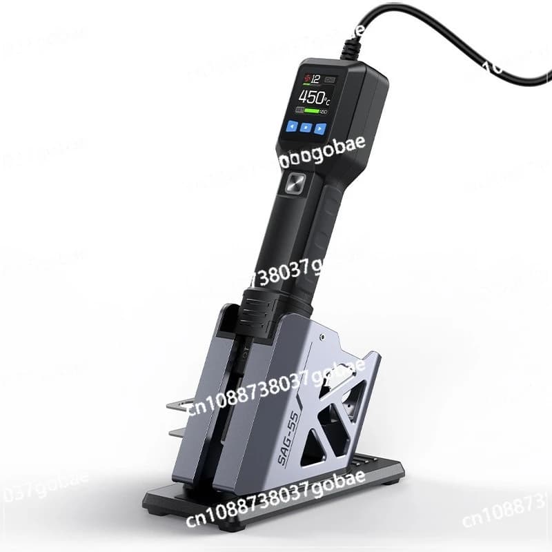 Pistola ad Aria Calda ad Alta Temperatura 550W, Stazione di Dissaldatura Portatile Mini per Riparazione Telefoni Cellulari, Alta Potenza