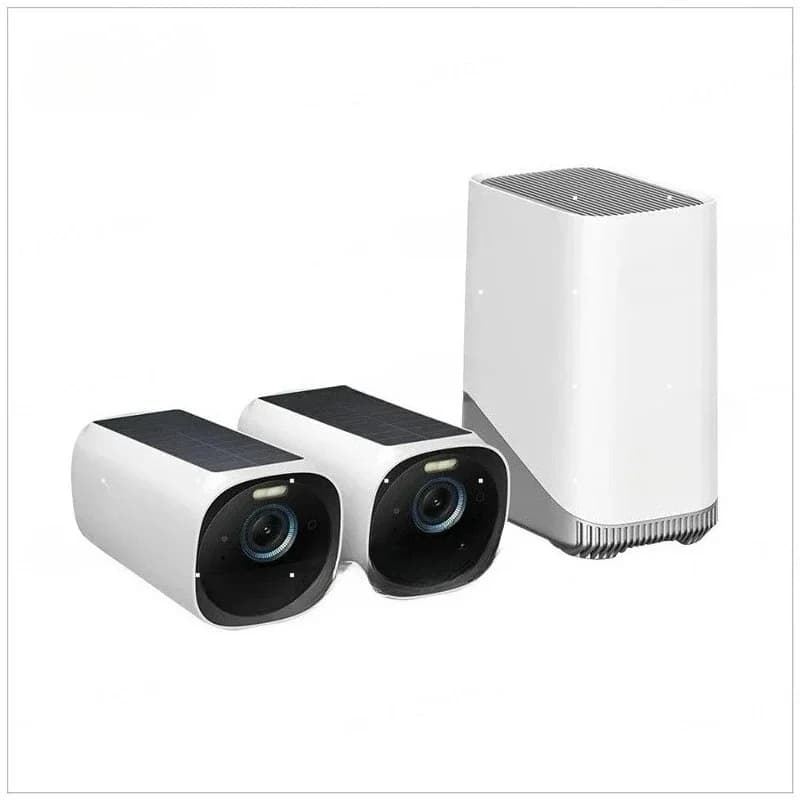 Telecamera wireless esterna 4K Pannello solare Forever Power Riconoscimento facciale AI eufy sicurezza