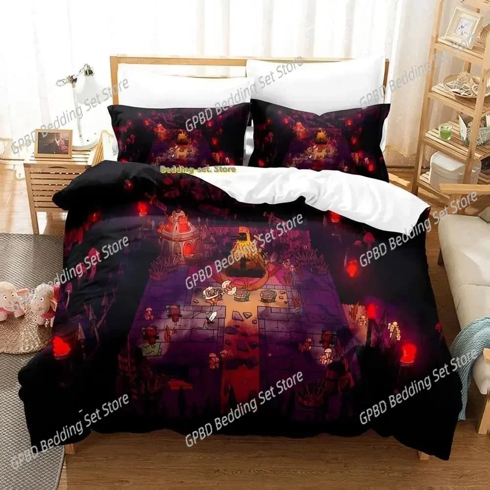 Cult Of The Lamb 3D NEW Duvet Cover Pillowcase Bedding Set Adult Boy Girl Bedroom Decoration Children Single Double Large