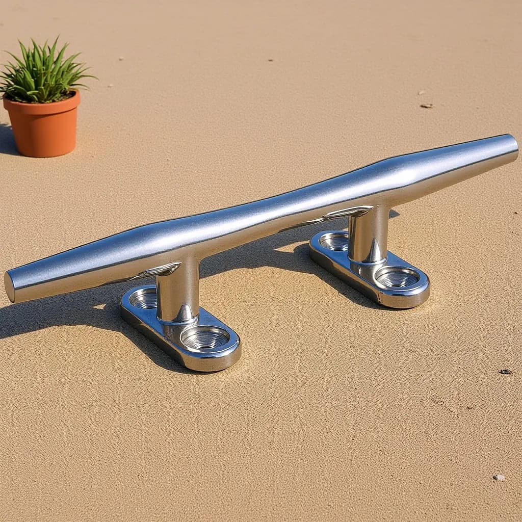 Boat Stainless Steel Mooring Cleats Open Base for Docks Heavy Duty Marine Hardware Rope Cleats Boating Accessories Fishing