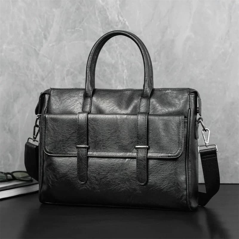 Borsa a mano da lavoro alla moda Valigetta da uomo con tracolla Borsa a tracolla Borsa per laptop dal design di lusso maschile Borse con manico superiore da uomo