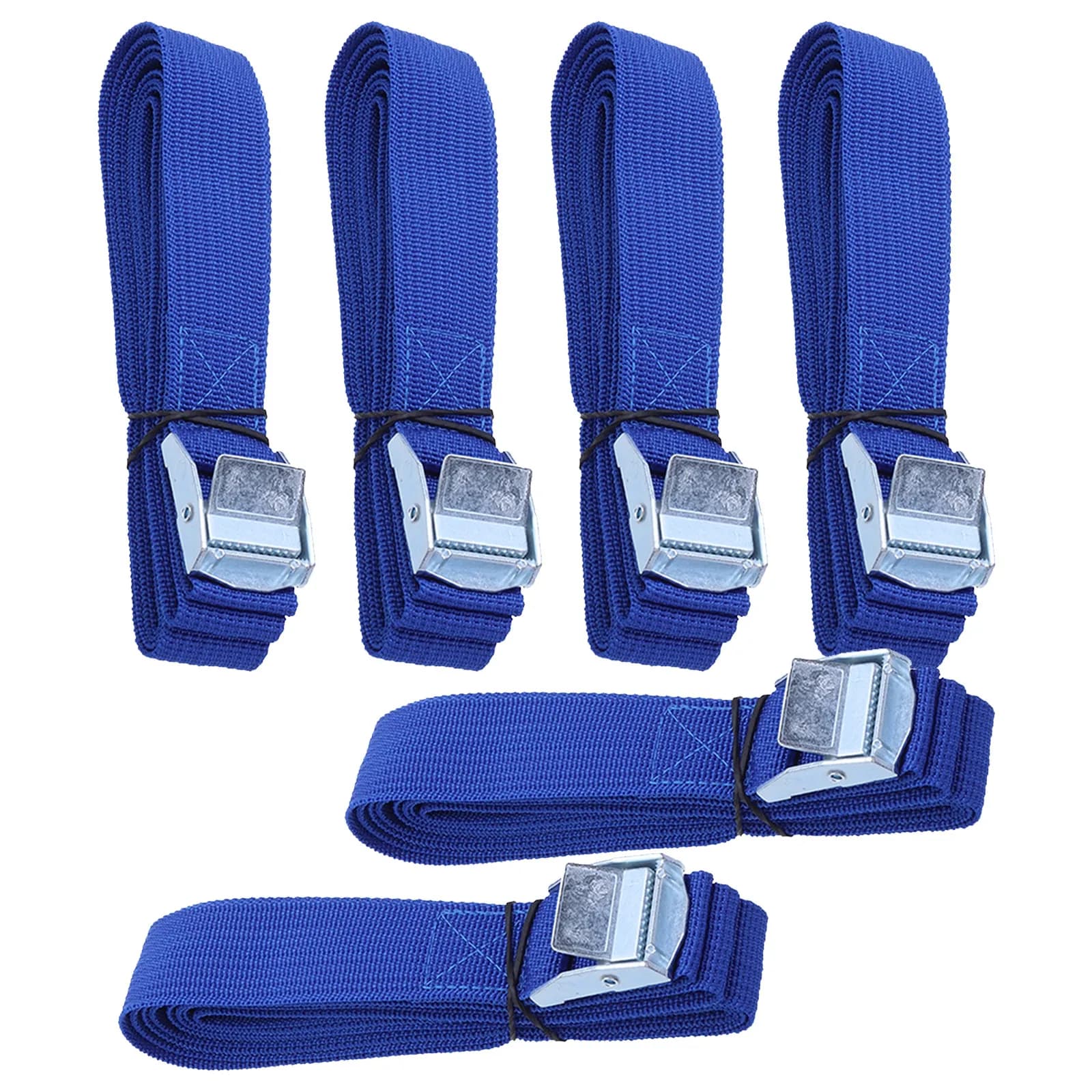 6Pcs Anti Slip Lashing Straps with Strong Cam Buckles for Secure Cargo Tie Down on Car Roof Rack Kayak Canoe Paddle Board Moving