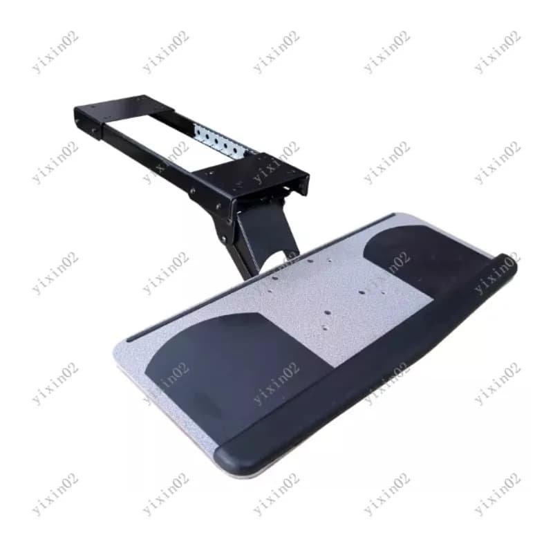 Supporto Ergonomico Scorrevole e Inclinabile per Tastiera XL con Poggiapolsi e 2 Tappetini per Mouse per Scrivania Computer