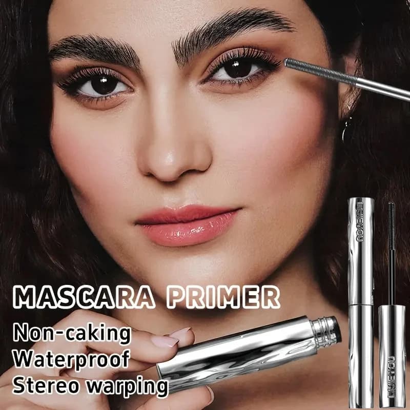 Spiral mask: long-lasting waterproof eye makeup, spiral head in steel tube, easy application to stretch and volumize eyelashes