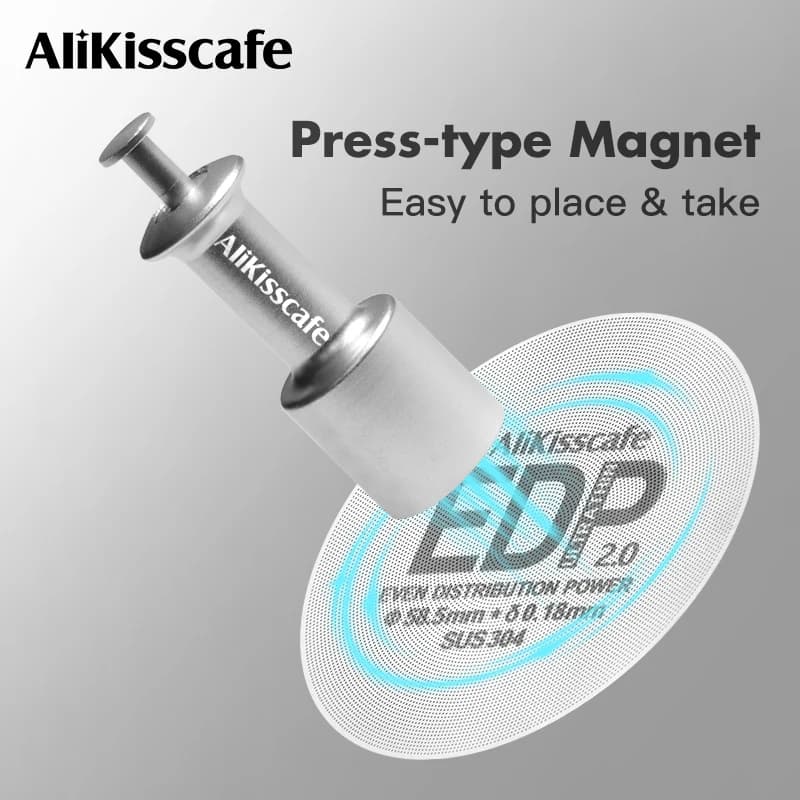 AliKisscafe Kit Supporto Magnetico per Rimozione Schermo Puck Screen per Macchine da Caffè 51mm 54mm 58mm, Accessorio Barista per Delonghi Breville