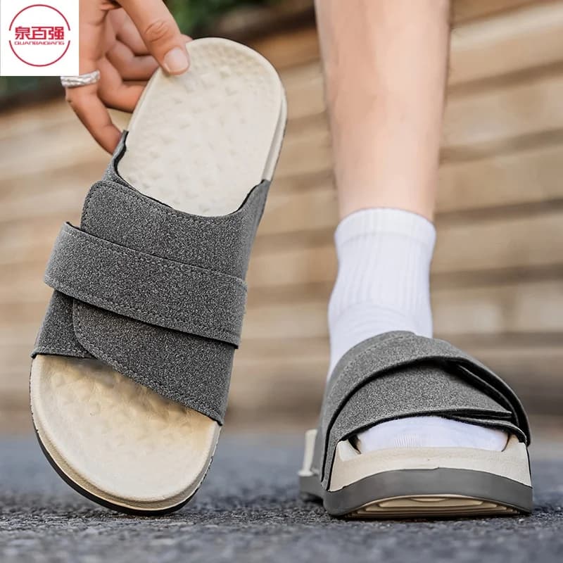 Ciabatte Estive da Uomo Nuovo Stile 2026 per Casa e Esterno, Sandali Taglie Grandi, Infradito Casual Antiscivolo da Spiaggia con Suola Morbida