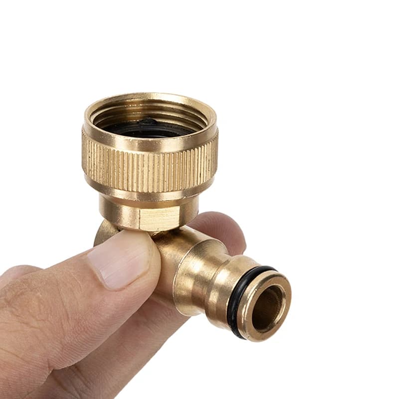 Quick swivel elbow connector for Hoselock socket adapter for 3/4 inch female BSP outdoor garden hose