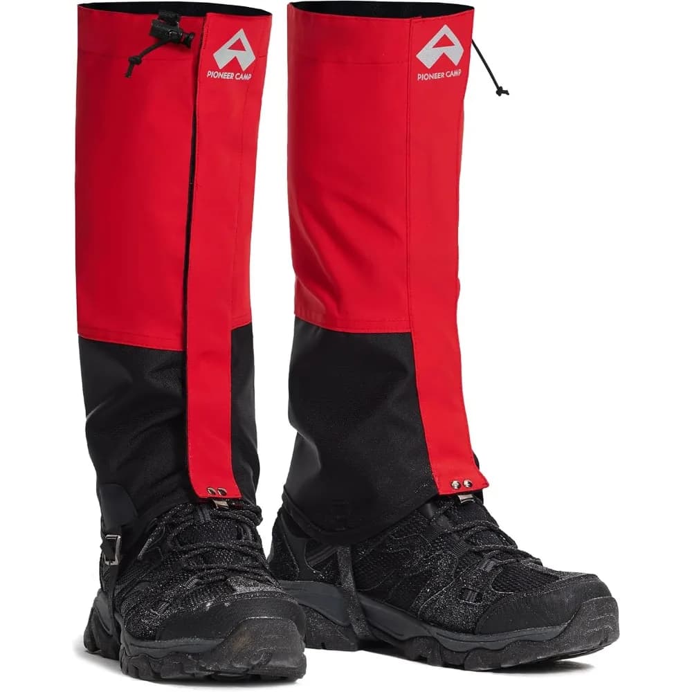 Pioneer Camp Gators for Hiking Boots Waterproof 420D Cordura Leg Gaiters Adjustable Men Women Hunting Fishing Snow Climbing