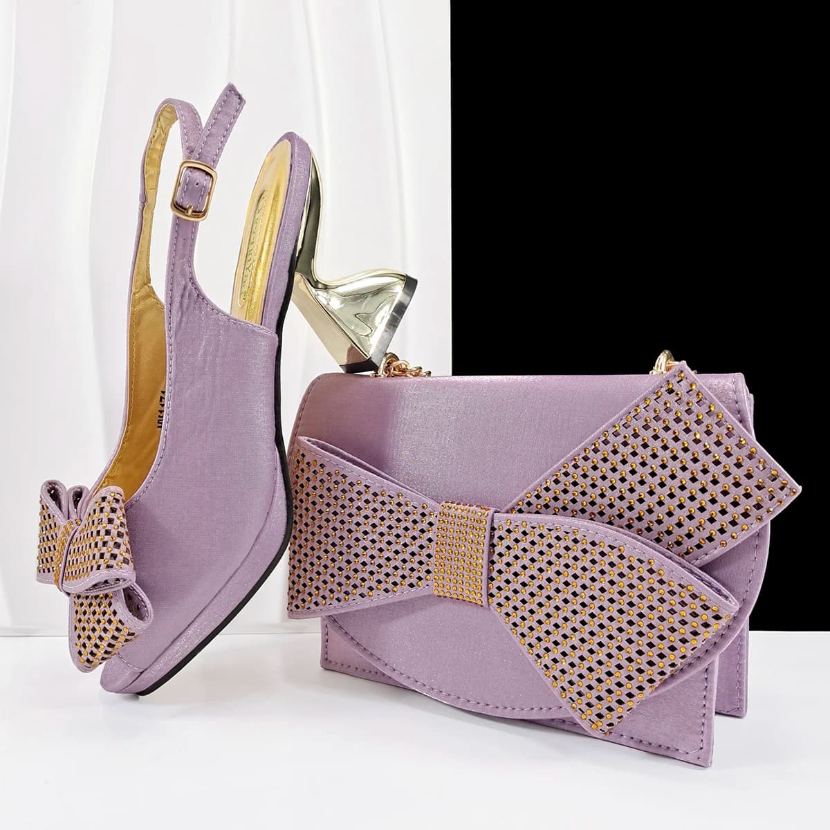 Ultime Scarpe da Donna di Design Italiano alla Moda con Set Borsa Abbinata 2026, Set Scarpe e Borsa Nigeriane