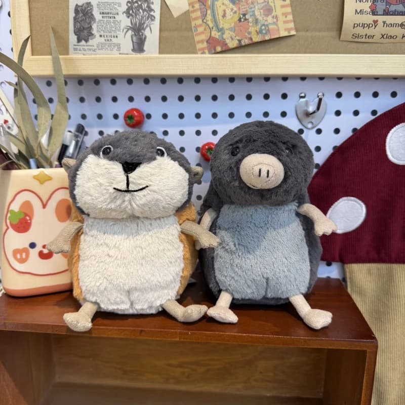Hot 15 centimetri Carino Talpa Turista Mouse Bambola Farcito Peluche Mini Lambeth Lemming Mouse Giocattolo Carino Regalo Di Compleanno Per Bambini Decorazione Della Stanza
