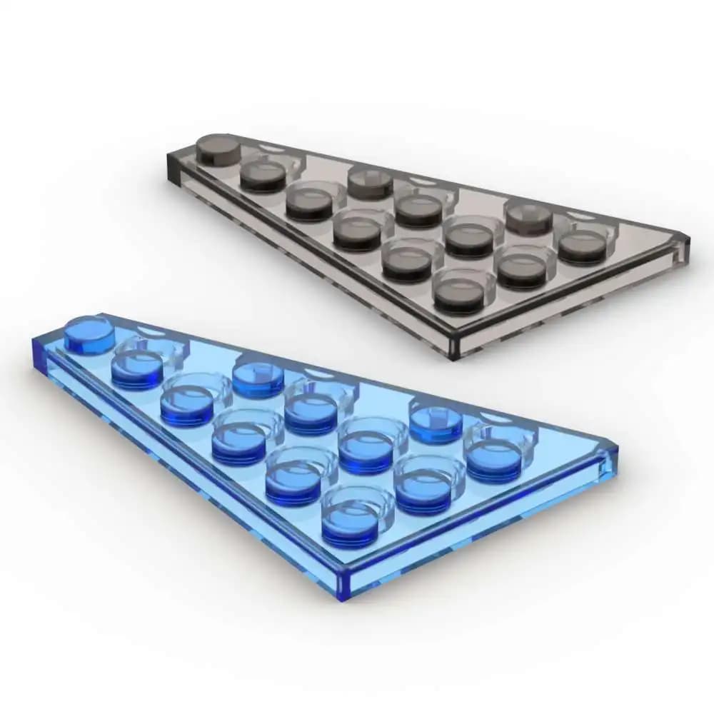 MOC 10PCS Parte Mattoni 48205 Piastra 6x4 Destra Building Blocks Set Cuneo Bordo Assemblare Particelle Giocattolo Educativo Compleanno Regali Per Bambini