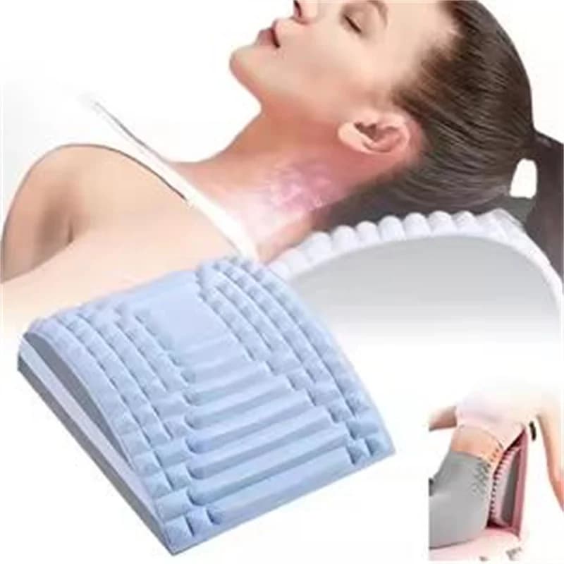 Cuscino Allungagambe in EVA, Supporto Lombare per Alleviare il Dolore alla Parte Bassa della Schiena, Ernia del Disco, Sciatica, Correttore di Postura, Dolore Cronico