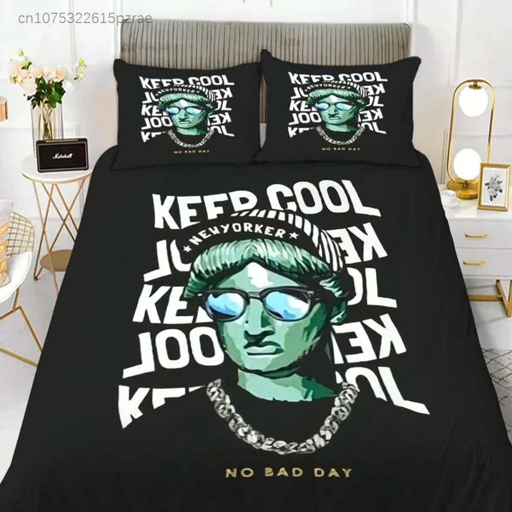 Fashion Girl King Queen Duvet Cover European And American Modern Trend Girly Bedding Set For Teens Polyester Quilt Cover