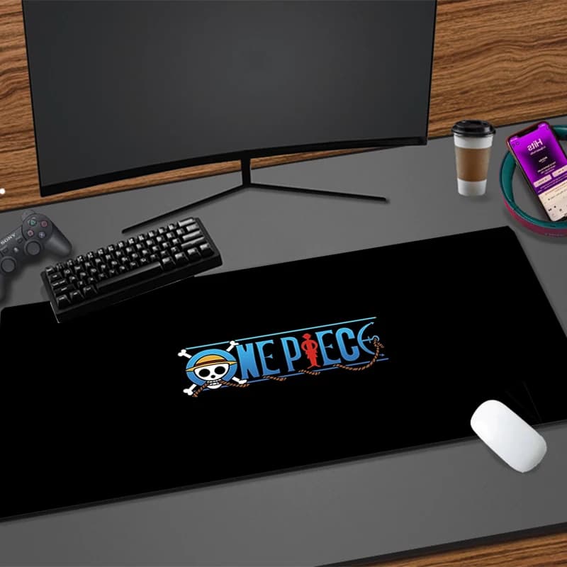 Tappetino per mouse One Piece Luffy Game 900x400 in gomma per mini PC, tastiera, laptop, computer, tappetino da scrivania, accessori da gioco, mousepad