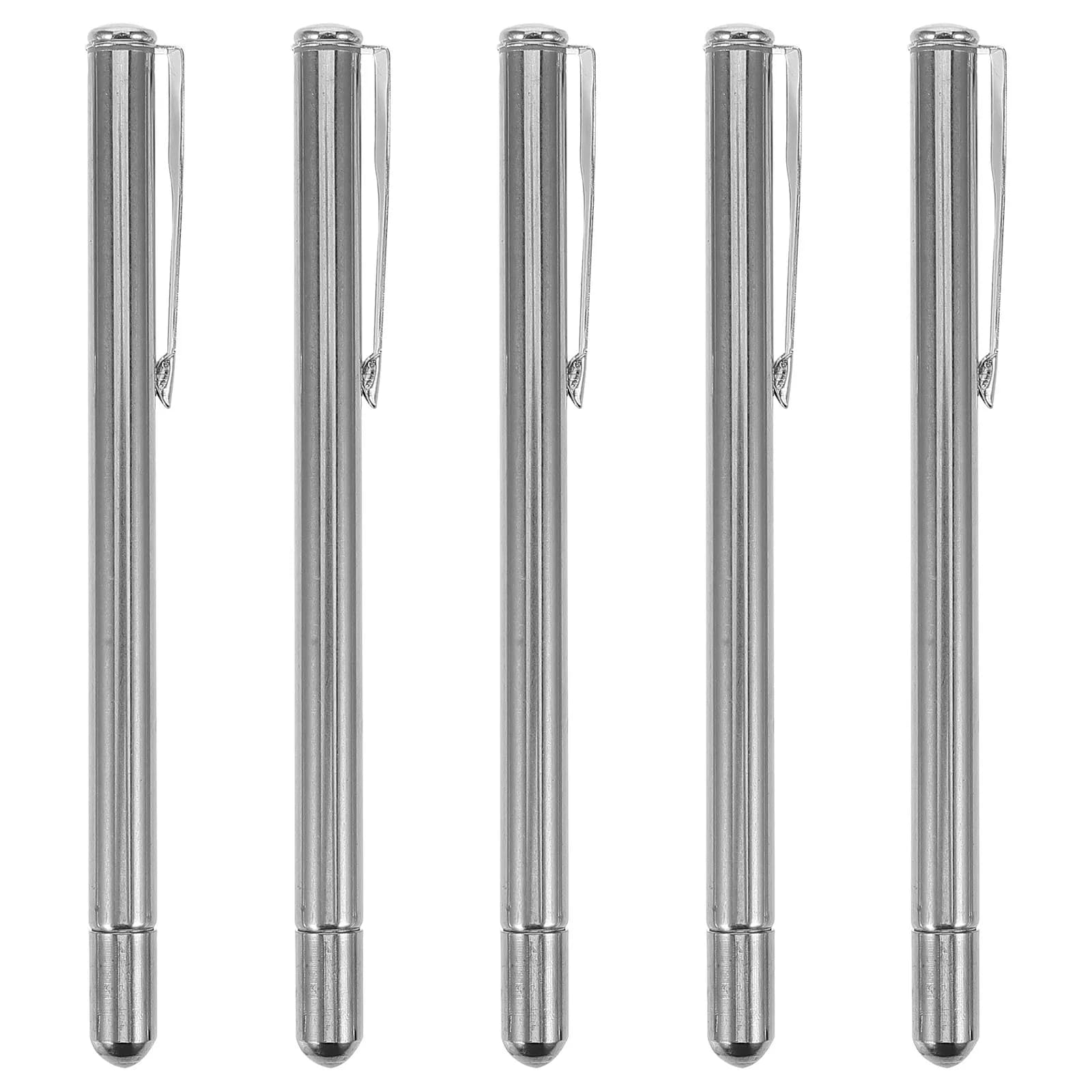 Puntatore telescopico portatile da 5 pezzi per insegnanti, con clip, per lavagna bianca, estensibile, per l'insegnamento in classe