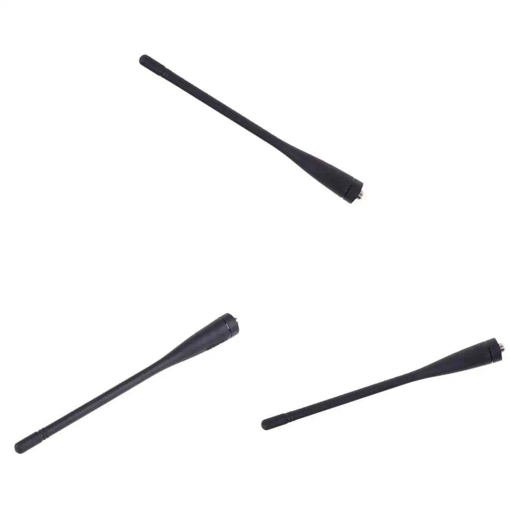 Antenna nera con connettore femmina VHF136-174MHz SMA per walkie-talkie TK2217