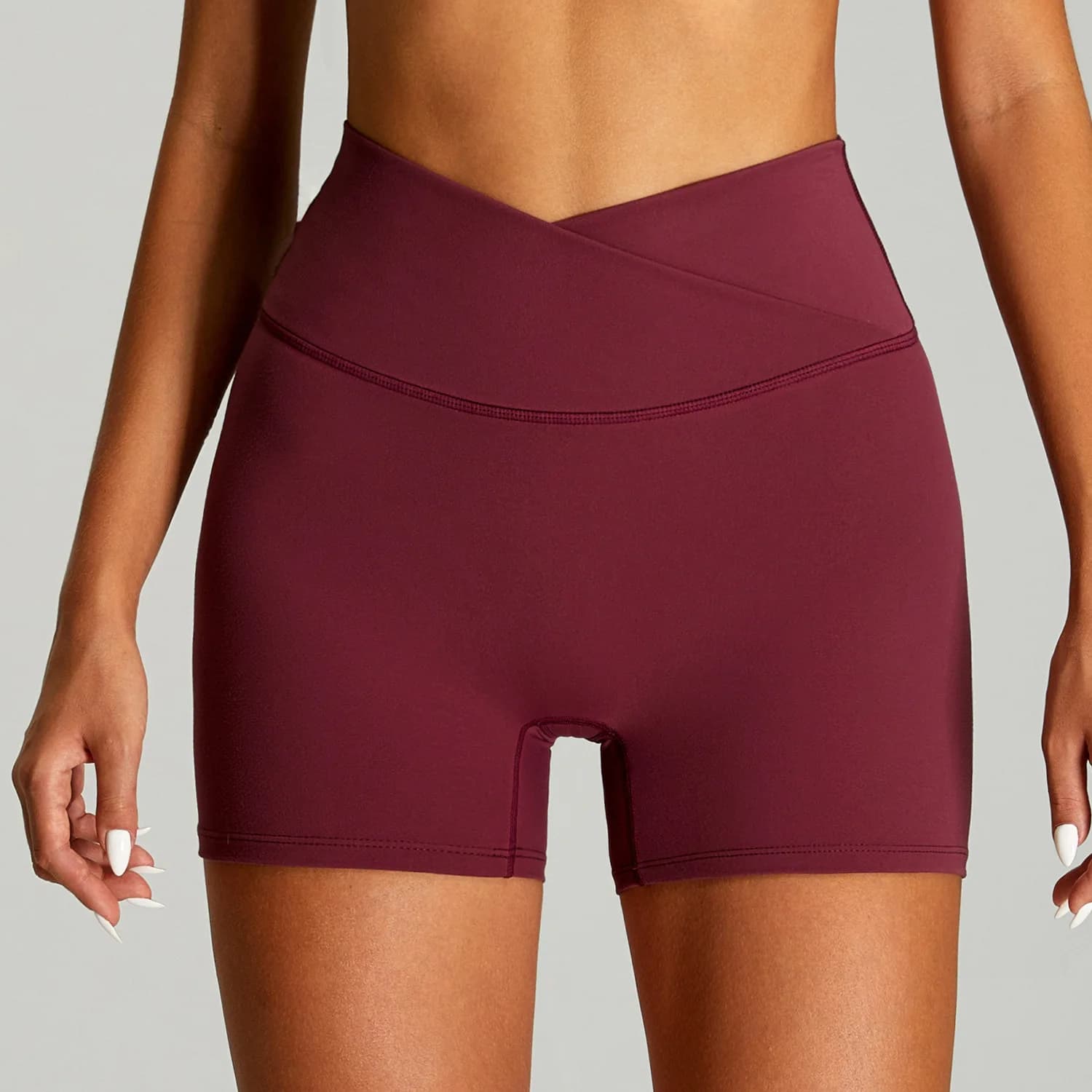 Women's High Waist Sports Shorts, Breathable Leggings for Running and Gym, Soft and Elastic Yoga Shorts, Push-Up Shorts for Cycling