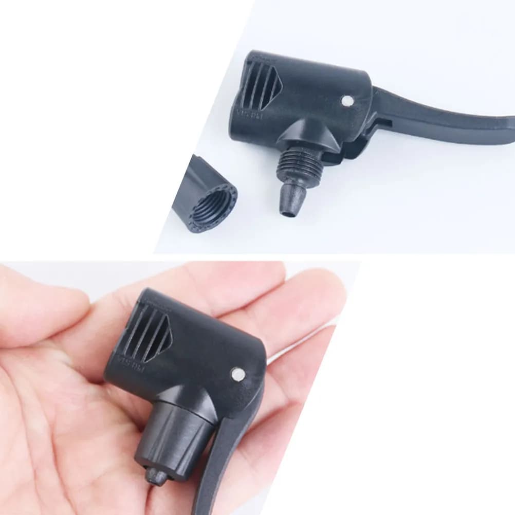 Set di 3 Adattatori per Pompa Bici a Doppia Testa, da Valvola Americana a Valvola Britannica, per Gonfiaggio Pneumatici, Portatile e Facile da Collegare