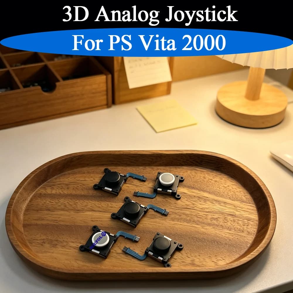 1/2/5/8/10 Pezzi Ricambio Levetta Analogica 3D Sinistra Destra per PS Vita 2000, Ricambi Levetta Joystick per Accessori PSV2000