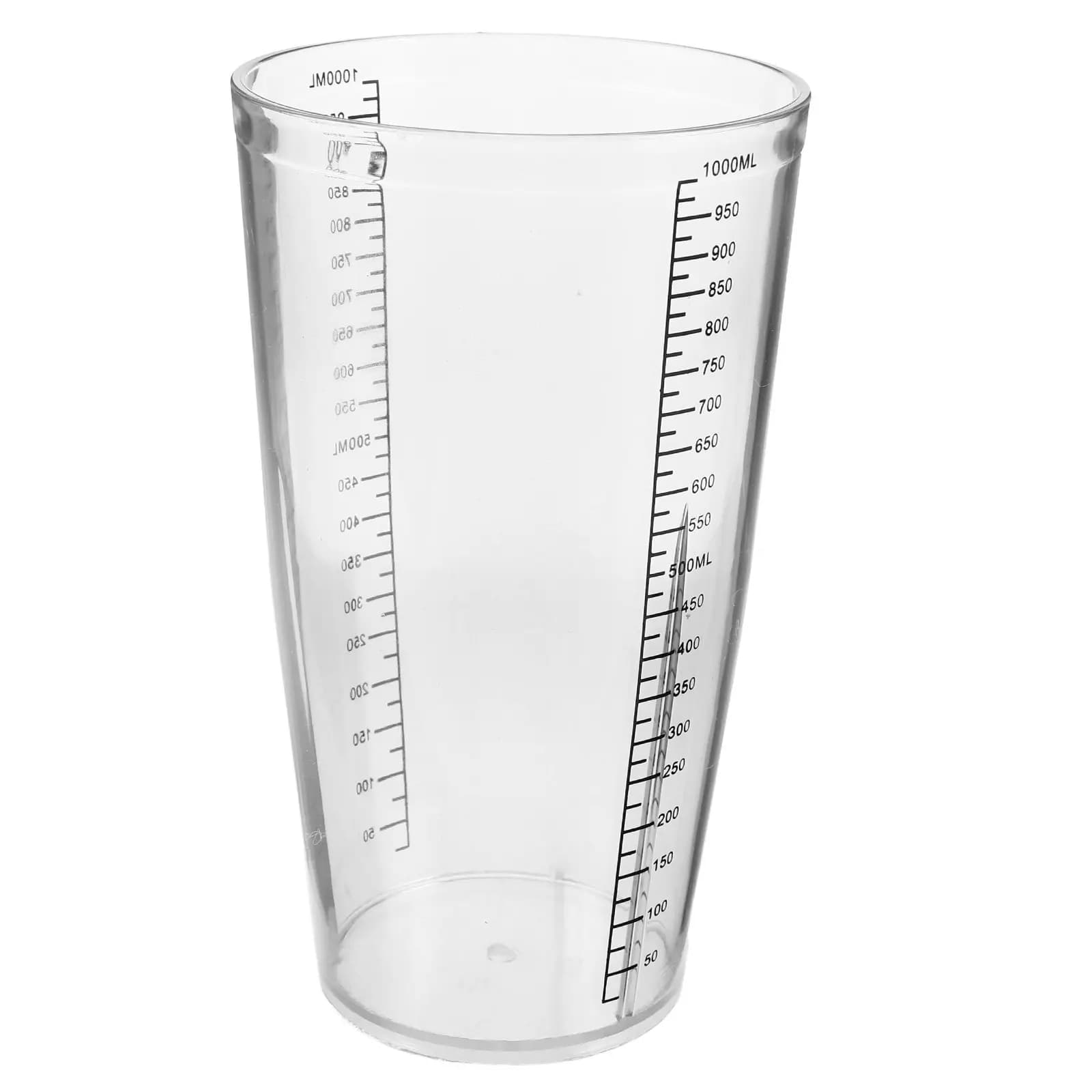 Replacement Glass for Frullatore 1000ml, Graduated Glass in Transparent Plastic with Scale, Accessories for Frullatori and Spremiagrumi, Spare Parts for Blenders