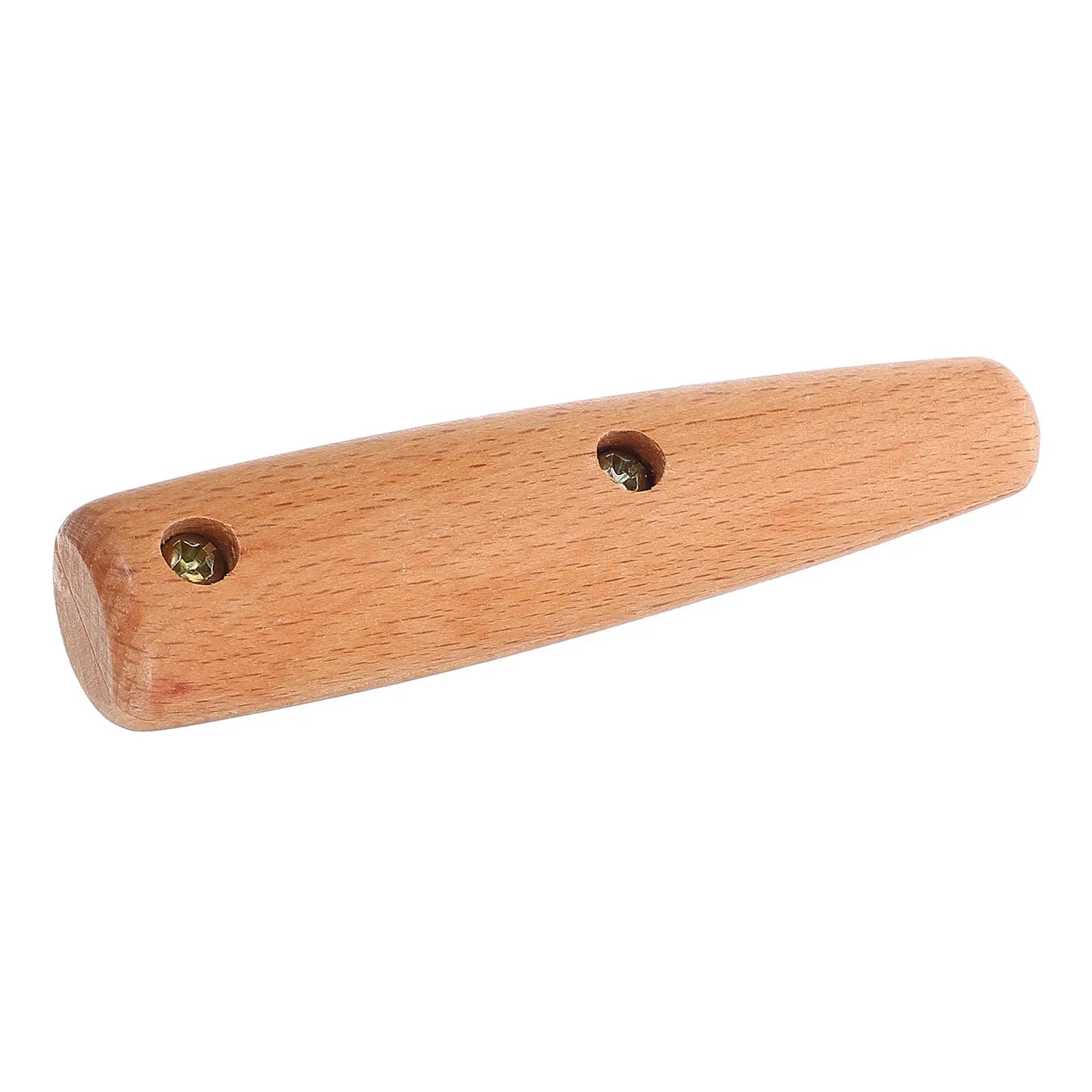Set di 1 Manico di Ricambio per Spatola, Impugnatura in Legno Anti-scottatura, Manico Staccabile Facile da Installare, Ricambio per Manici di Spatole da Padella